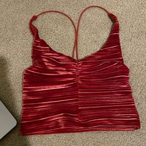 Velvet Ribbed Top